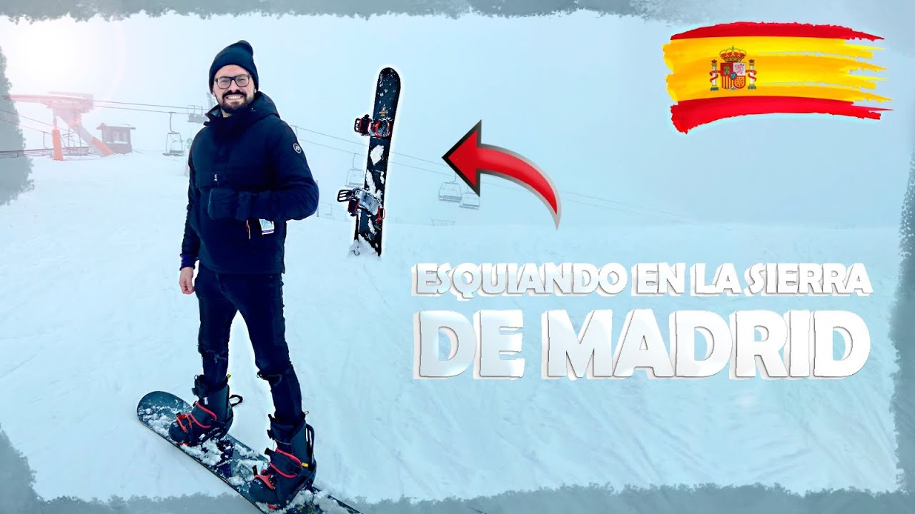 ¿Cuánto cuesta hacer snowboard en la SIERRA DE MADRID? ¡MUCHO FRIO
