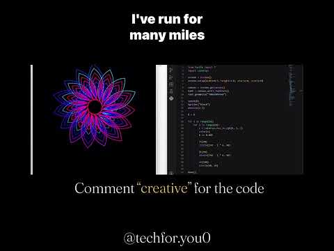 Watch Python Turn Code Into Art!✨🌻