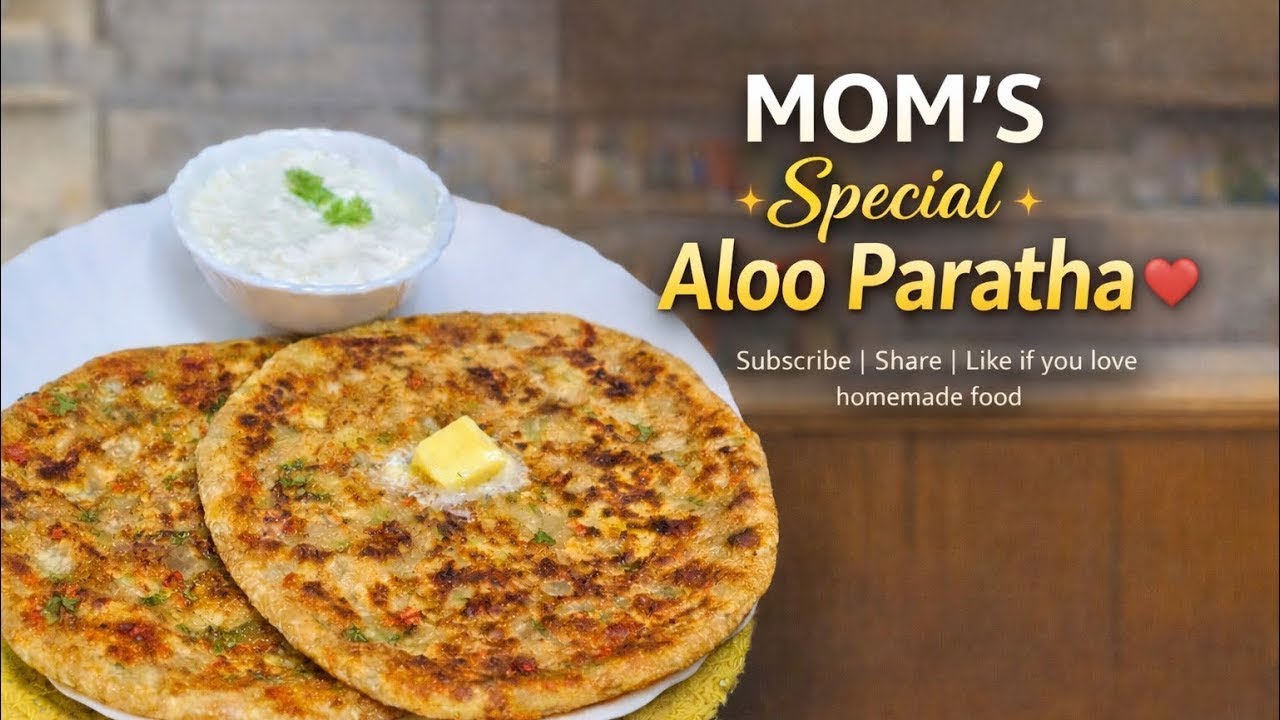 Aloo Paratha Recipe 😍 | Dhaba Style Crispy Aloo Paratha | Easy Breakfast 😋@home_spicekitchen 