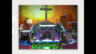 Beautiful Altar Decorations in Catholic Church