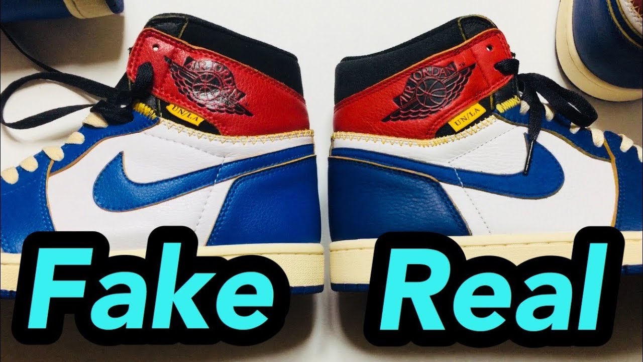 real vs fake union jordan 1