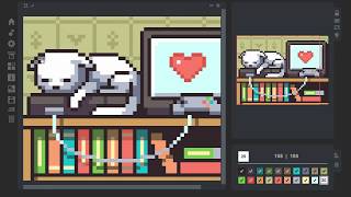 Cat pixel coloring game 2 screenshot 3