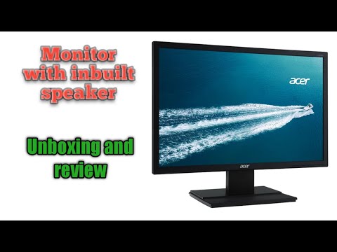 Acer 19.5 inch HD LED Backlit TN Panel Monitor (V206HQL) Unboxing and review.