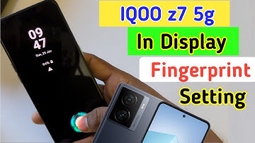 Iqoo z7 5g fingerprint lock setting/Iqoo z7 5g fingerprint screen lock/fingerprint sensor