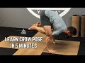 Learn Crow Pose in 5 Minutes! | #yogaformen