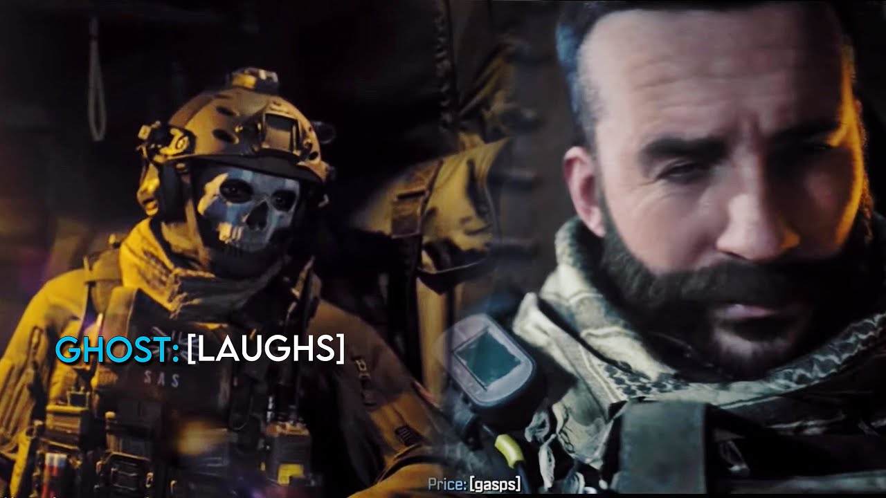 Ghost roasts Cpt Price and laughs  Call of Duty Modern Warfare III 2023
