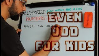 EVEN ODD explained for Kids in easiest ever way | Learn Maths for Kids | Numbers Lesson 6