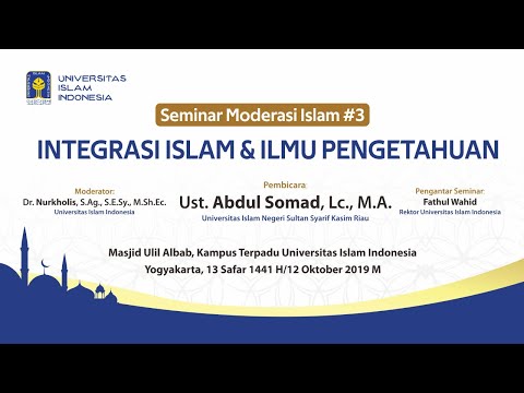 Live Streaming Seminar Moderasi Islam 3 Bersama Ust Abdul Somad Lc M A Youtube