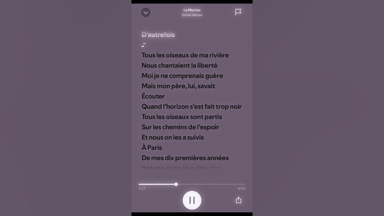 La Maritza Sped Up • Sylvie Vartan