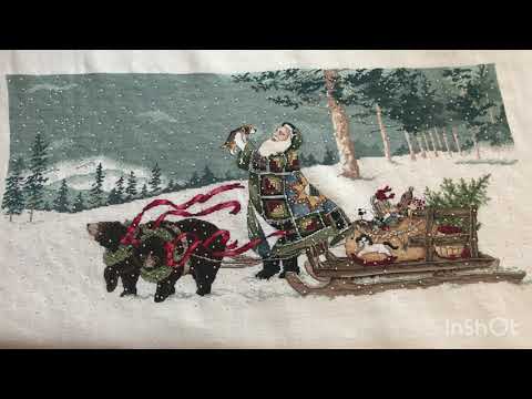 Smoky mountain christmas вышивка