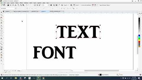 Corel Draw Tips & Tricks Make a Font Italic and others on you page the same
