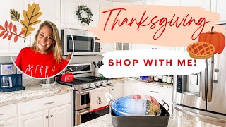 Shop With Me For Thanksgiving | Thanksgiving Grocery Haul | Large Grocery Haul | Thanksgiving Prep