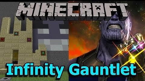 Working Infinity Gauntlet in Minecraft [Tutorial]
