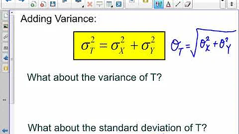 AP Stats - 6.2B - Combining Random Variables