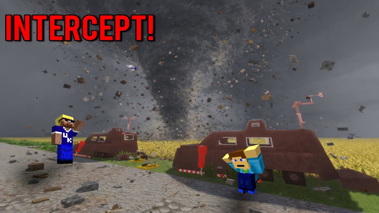 Minecraft Storm Chasing Minecraft, But We're Tornado Chasers - YouTube