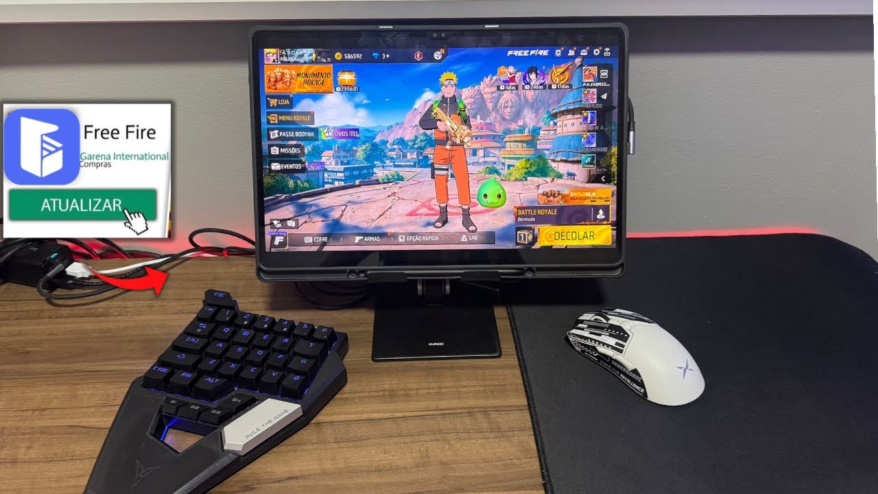 NOVO GG MOUSE PRO CHEGANDO E TUDO PODE MUDAR NO MOBILADOR ! FREE FIRE ...