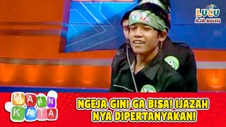 BIASA NGAMEN DI JALANAN! DI KASIH SOAL ANAK SEKOLAH | KUIS MAIN KATA EPS 22 (3/4) screenshot 1