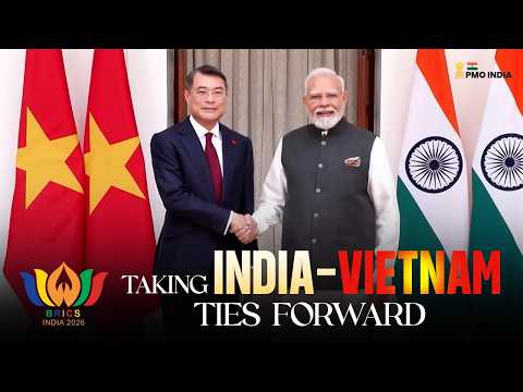 PM Modi holds a meeting with Prime Minister Le Minh Hung of Vietnam