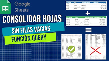 como consolidar hojas de un mismo archivo | Google Sheets