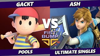 Fist Bump III - Gackt (Ness) Vs. Ash (Link) Smash Ultimate - SSBU