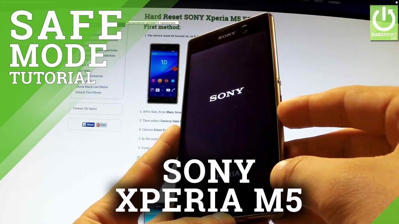 How To Enter Safe Mode In Sony Xperia M5 E5603 Safe Mode