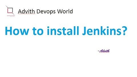 How to install Jenkins in windows?
