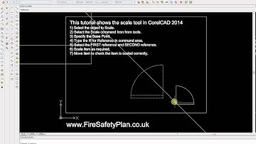 CorelCAD Tutorial Scale Tool 2014