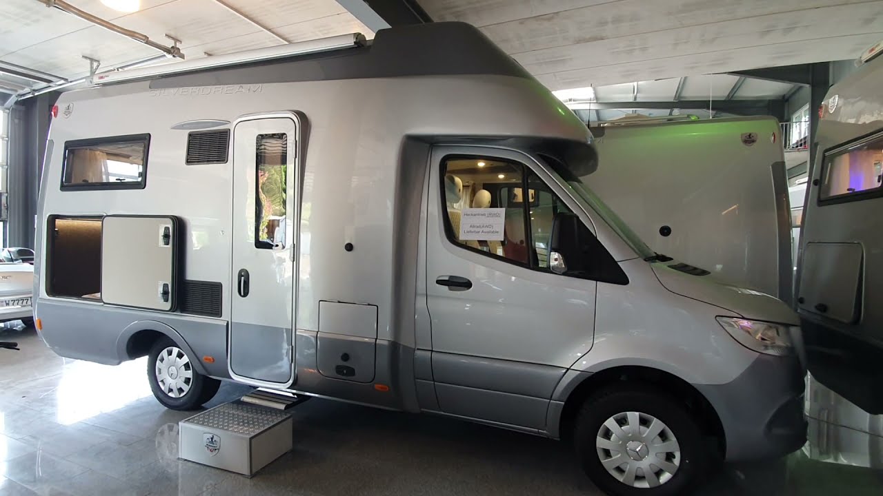 Luxurious 156k Silver Dream motorhome with side bed. Very quick tour ...