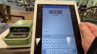 Niimbot B1 B21 Adding Barcode Video screenshot 4