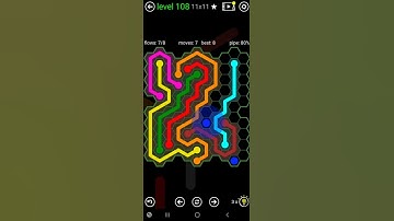 How To Solve Flow Free Hexes Extreme Pack 2 Level 108 11x11 Board Walk Through Solution Walkthrough