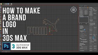 How to make a brand logo with an image in 3ds Max screenshot 5
