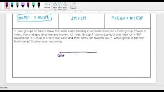 Hinge Theorem and Converse Examples