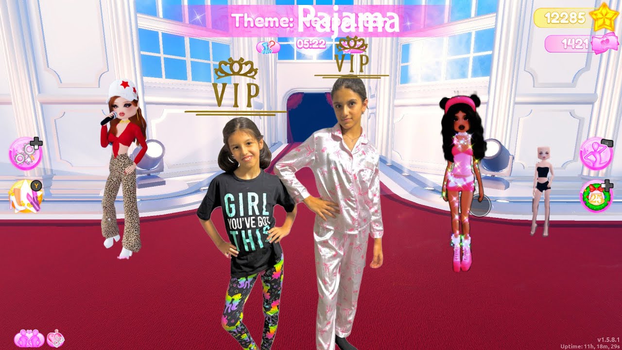 سوار وماسة دخلوا لعبة  dress to impress