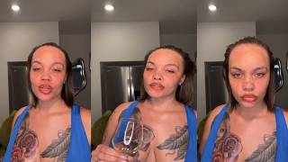 IAMSARAGOLD 😍 Bere un bicchiere di vino 🍷 DAL VIVO screenshot 1