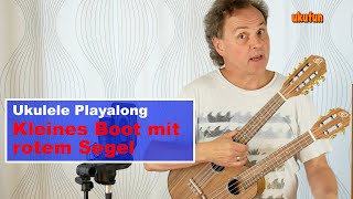 Video thumbnail of "Kleines Boot mit rotem Segel - Ukulele Ensemble"