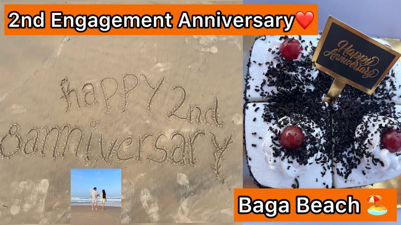 2nd Engagement Anniversary Celebration at Baga Beach🏖️Visit to Aguada Fort or Museum🏯LastDay in Goa💕