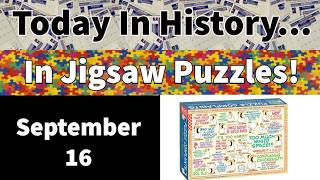 Today In History - September 16 - World Jigsaw Puzzle Competition Starts screenshot 1