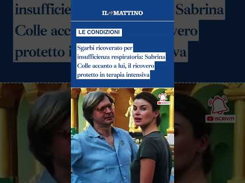 Video Sgarbi ricoverato per insufficienza respiratoria: Sabrina Colle accanto a lui