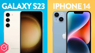 GALAXY S23 vs. iPhone 14 // qual MELHOR CELULAR TOPO DE LINHA de 2023?