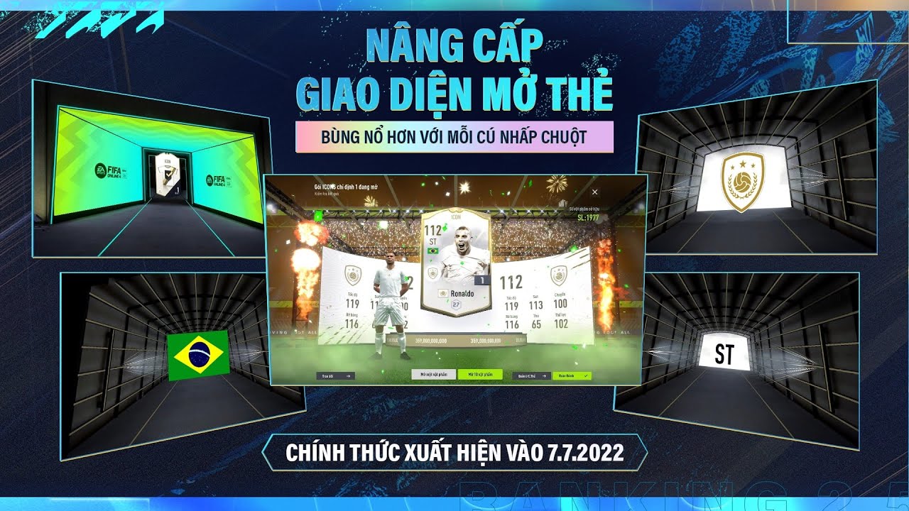 Nâng Cấp Giao Diện Mở Thẻ – Bùng Nổ Với Những Cú Nhấp Chuột | FIFA Online 4