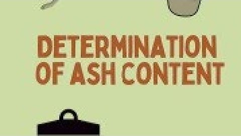 Determination of ash content in solid sample