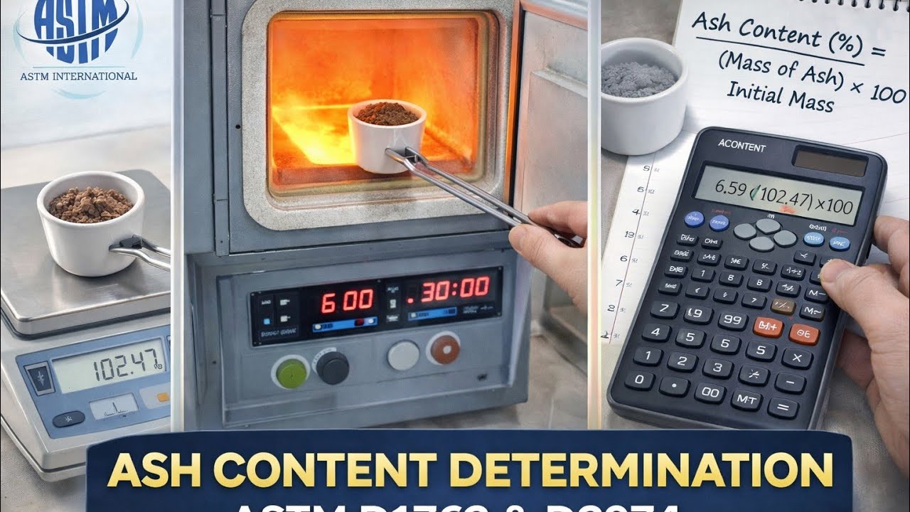 Ash Content Analysis of Solid Samples | Step-by-Step Furnace Method