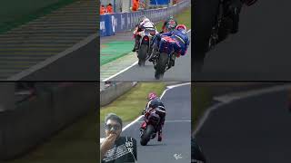 Canet loves a save at Le Mans' final corner! #motogp #sports