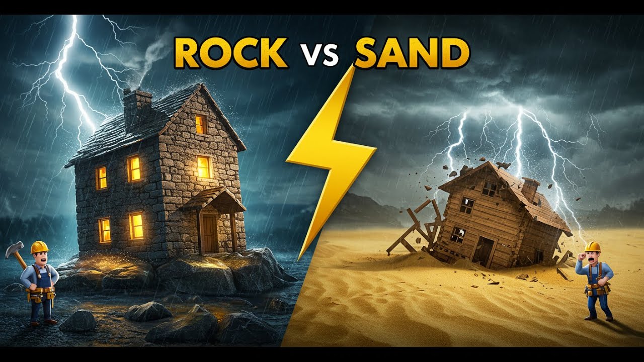 The Parable of the Two Builders – Rock vs Sand - YouTube