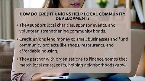 How Do Credit Unions Help Local Community Development? - Ask Your Bank Teller