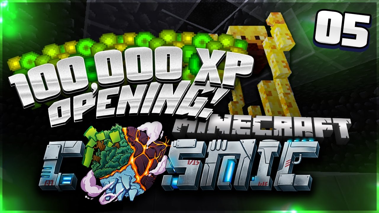 100,000 XP OPENING! | Minecraft FACTIONS #5 (CosmicPvP) - YouTube