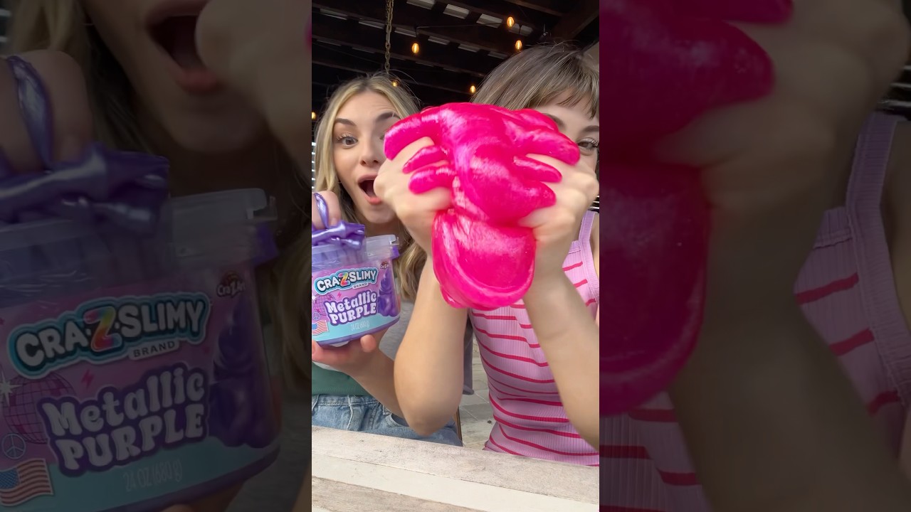 Слайм «Металлик» и «Блестящий» лучше смотрятся вместе! 🪩✨👀 @buycrazart 
