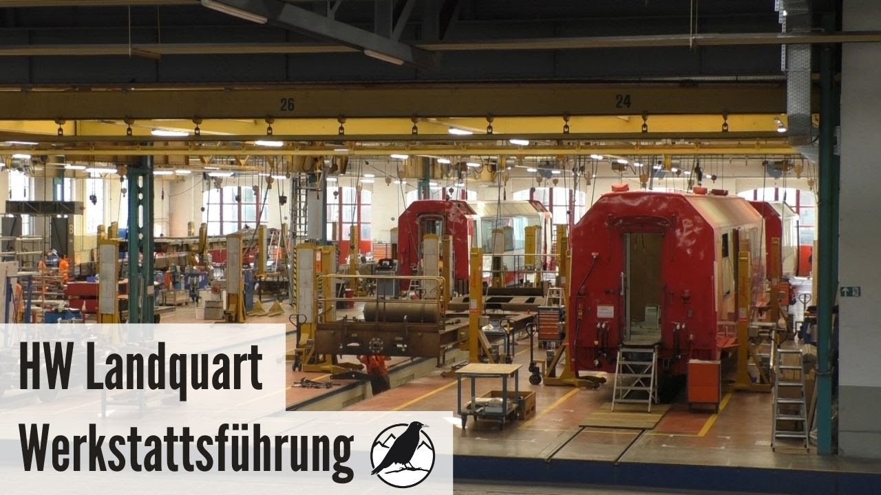 RhB - Hauptwerkstätte und Depot Landquart  - Eine Führung mit Hansruedi Burkhalter