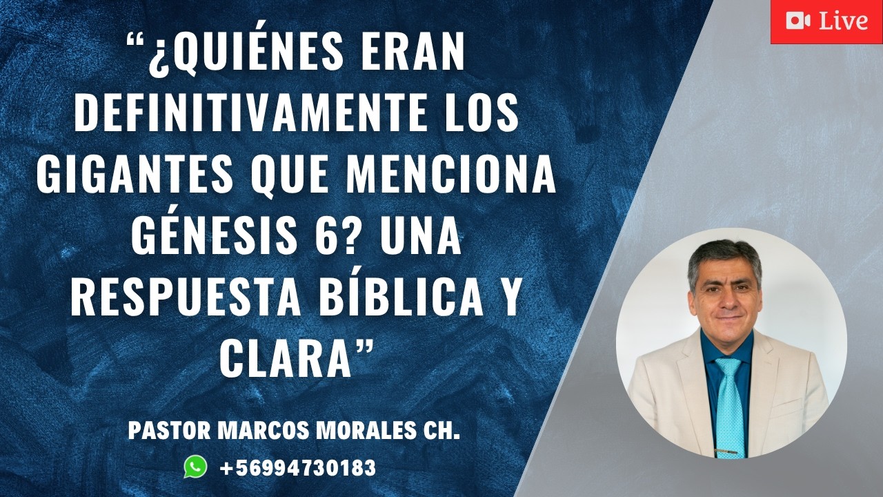 “¿Quiénes eran definitivamente los GIGANTES que menciona Génesis 6? Una respuesta bíblica y clara”