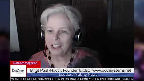 Birgit Pauli-Haack, Founder & CEO Pauli Systems, A DotCom Magazine Exclusive Interview